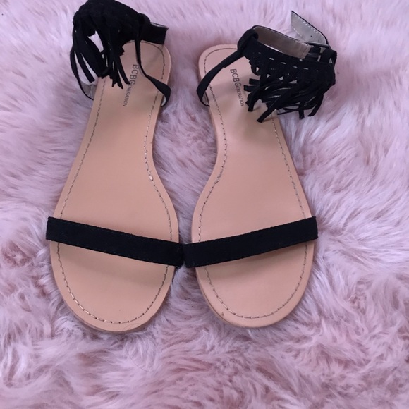 Designer Bcbg Generation gladiator fringe sandals - Picture 4 of 8